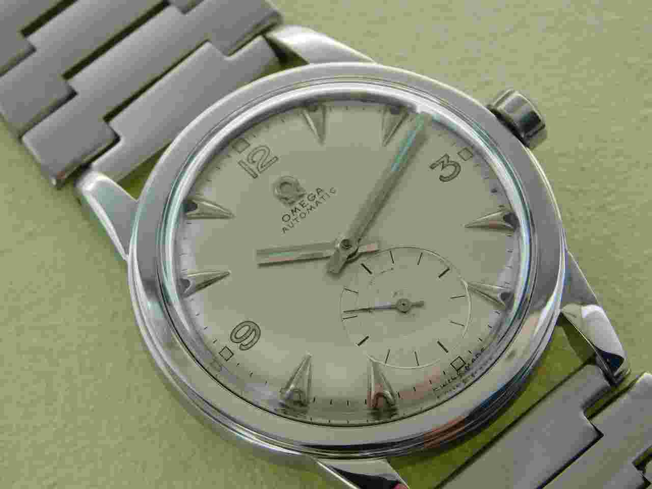 Omega Bumper Herrenuhr Edelstahl Bumper Automatik 34,5 mm Cal 342