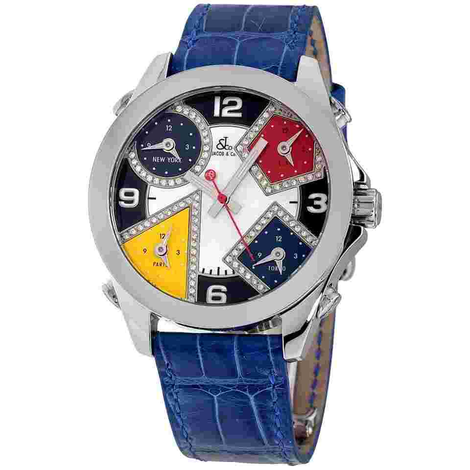 Jacob & Co. Five Time Zone
JC Five Time Zone Diamonds