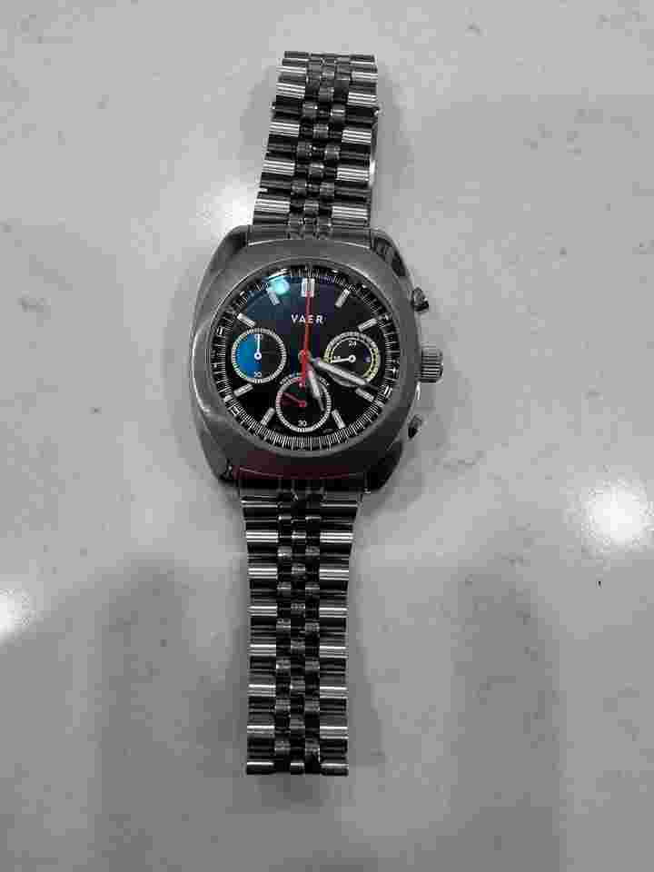Vaer R1 Chronograph Vaer R1 Chrono Black dial