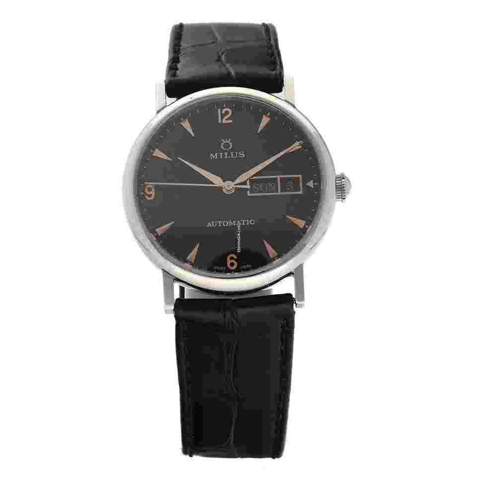 Milus
Xephios XEP001 Stainless Steel 36mm Leather Automatic Men's Watch