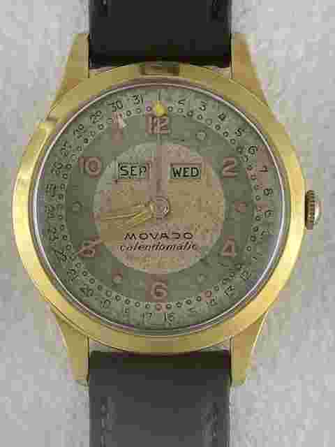 Movado
Calendomatic Sport Automatic Triple Calendar Solid 18K (750) Gold Two Tone Dial Vintage