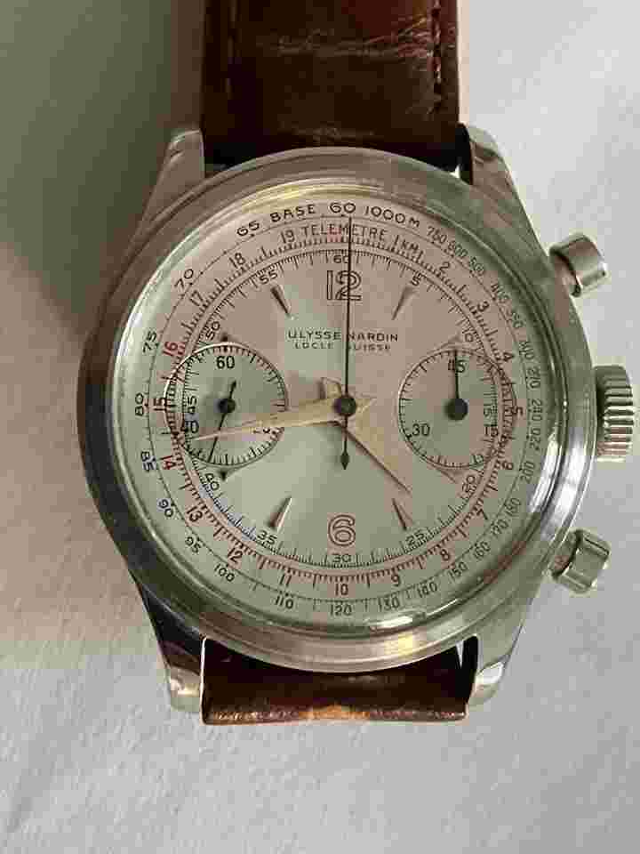 Ulysse Nardin
Vintage Jumbo Step Case Waterproof Chronograph Ultra Rare in Stainless Steel