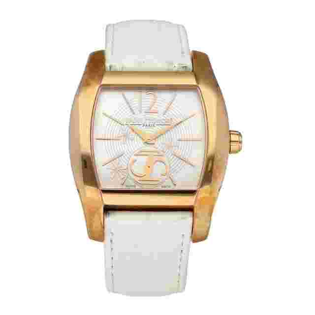 SAINT HONORE Saint Honoré Depose 723082.8-I08 Rose Gold Tonneau Leather Quartz Women's Watch