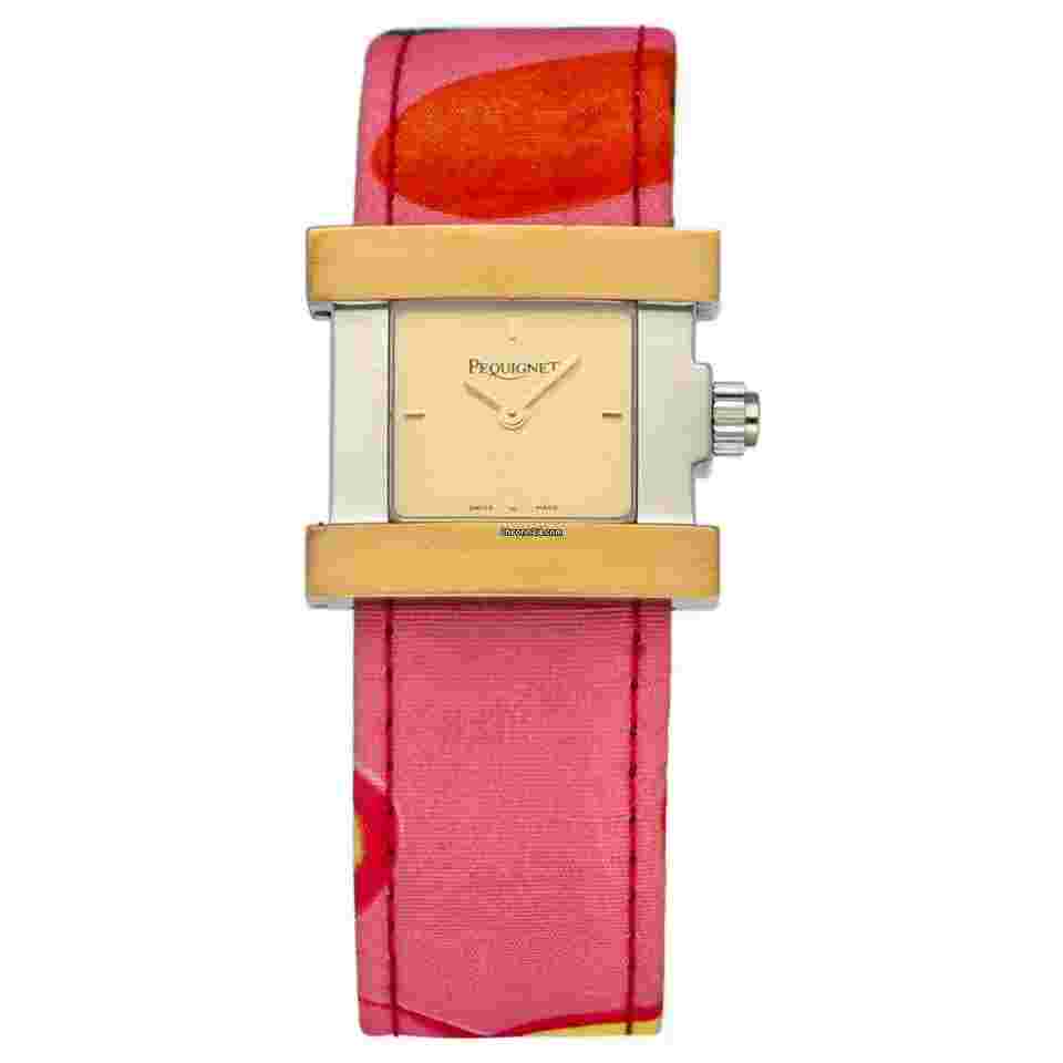 Pequignet
Sorella 313 Two Tone 25mm Steel Multicolor Textile Quartz Womens Watch