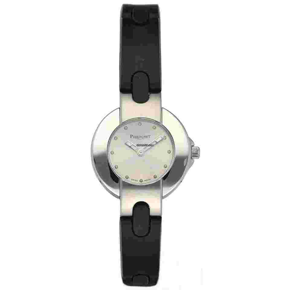 Pequignet
103 Round Silver Dial 24 mm Steel Rubber Swiss Quartz Women's Watch