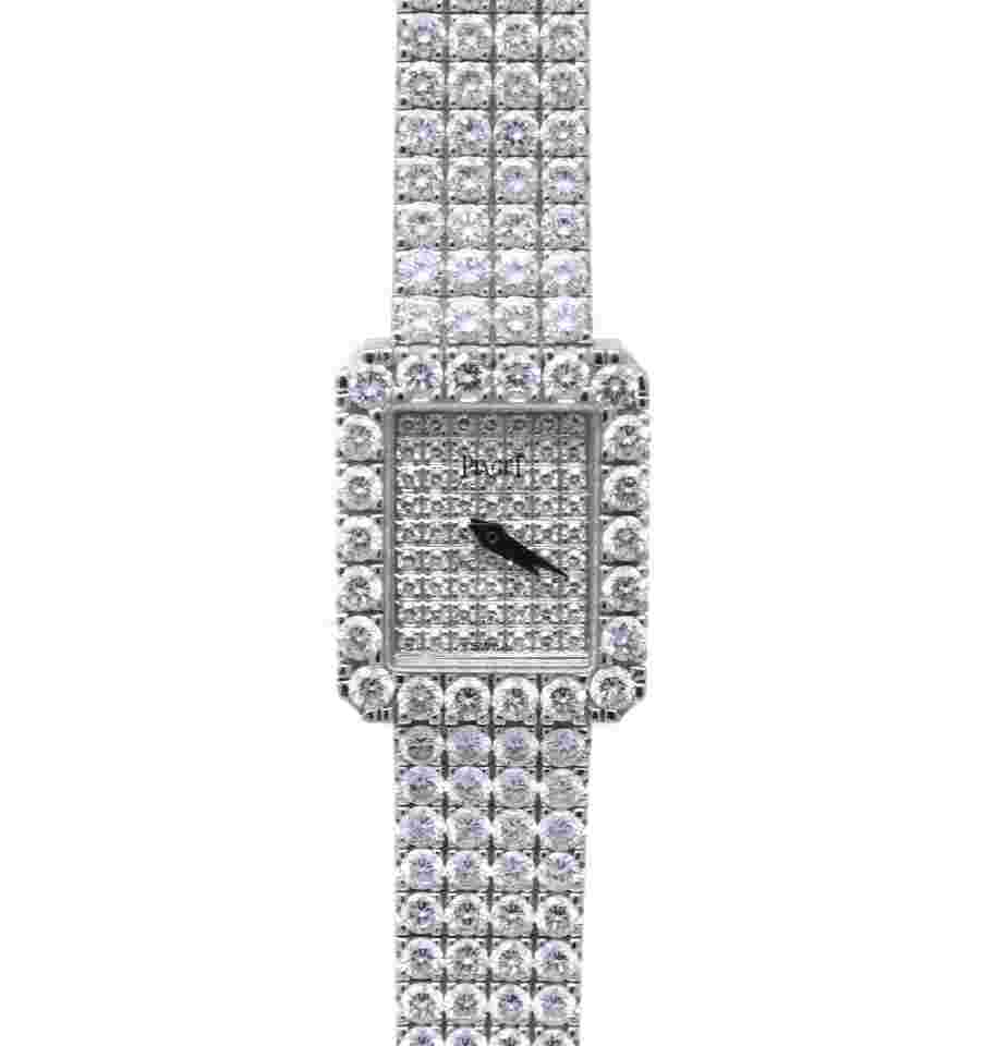 Piaget
Tradition 18K White Gold and Diamond Quartz Ladies Watch