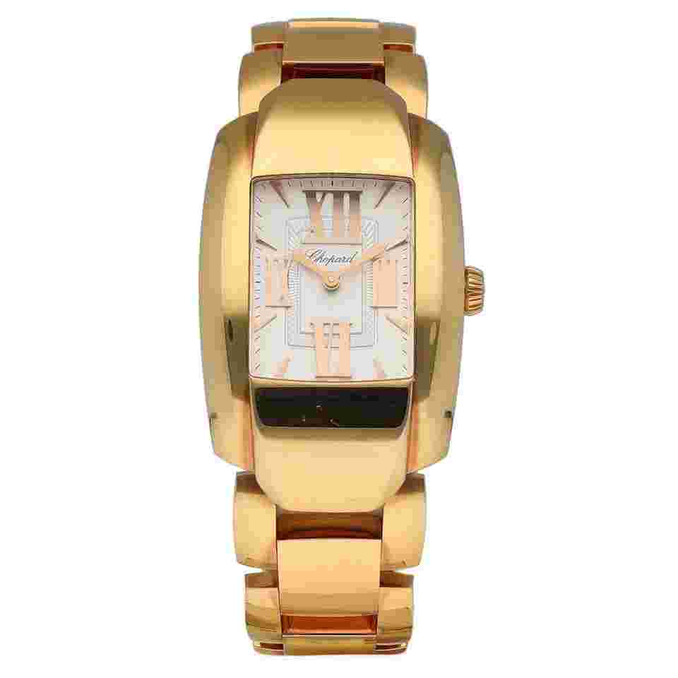 Chopard La Strada
419254-5001 La Strada 18k Rose Gold Tonneau Swiss Quartz Ladies Watch