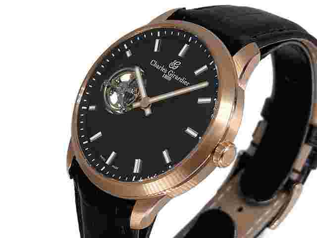 Charles Girardier Tourbilllon 1809 1759RG 18k Rose Gold Slim
