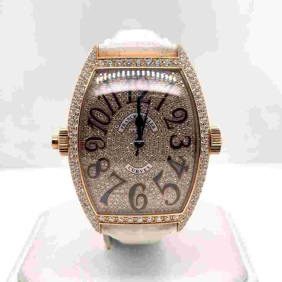 Franck Muller Secret Hours
XL 18k Rose Gold Factory Diamonds Men's 8880 SE H I