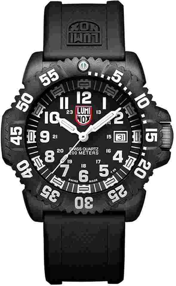 Luminox Navy Seal Colormark
XS.3051.F 44mm Carbon Black Rubber Quartz Mens Watch