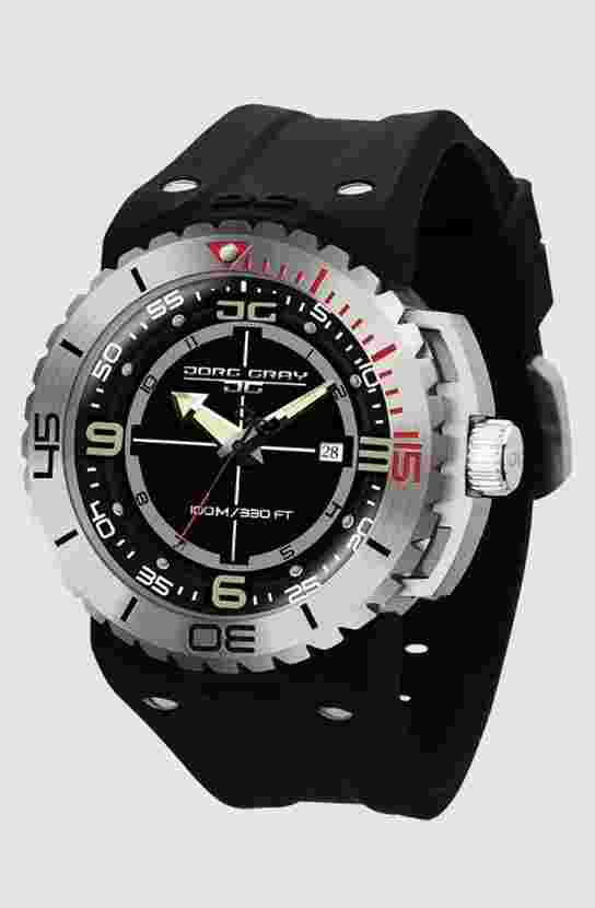 Jorg Gray JG8700-11 Men's Waqtch Black and Green Dial Arabic numerals