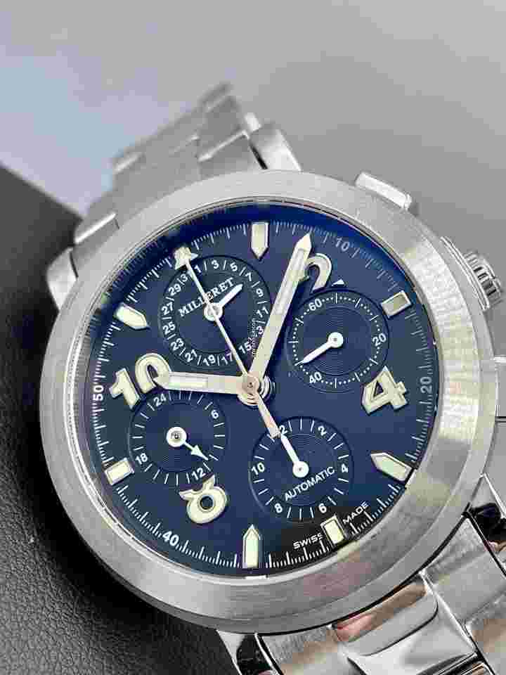 Milleret
Swiss Made Automatic Chronograph Retrograde Date Stainless Steel 40mm