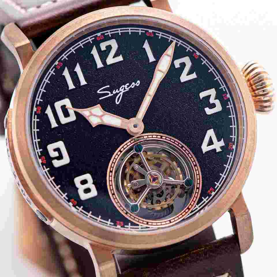 Sea-Gull
                           
                                 Sugess Tourbillon Master x Cusn8 Bronze Seagull ST8230 Tourbillon Movement Watch SU8230CK