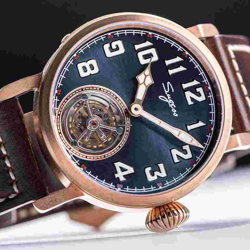 Sea-Gull
                           
                                 Sugess Tourbillon Master x Cusn8 Bronze Seagull ST8230 Tourbillon Movement Watch SU8230CE