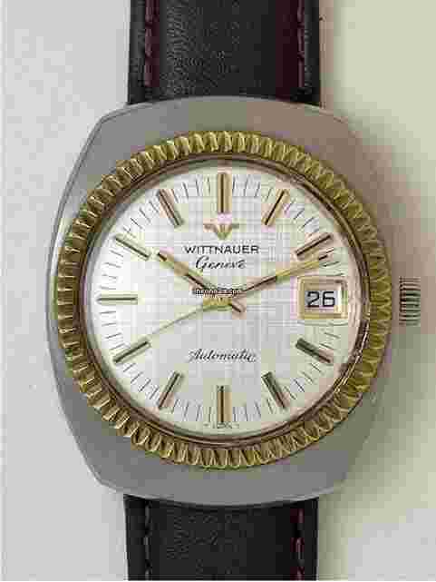 Wittnauer
Geneve Longines Automatic Cal.C11KAS Quick Set Date Screw Down Back Linen Dial Vintage SW