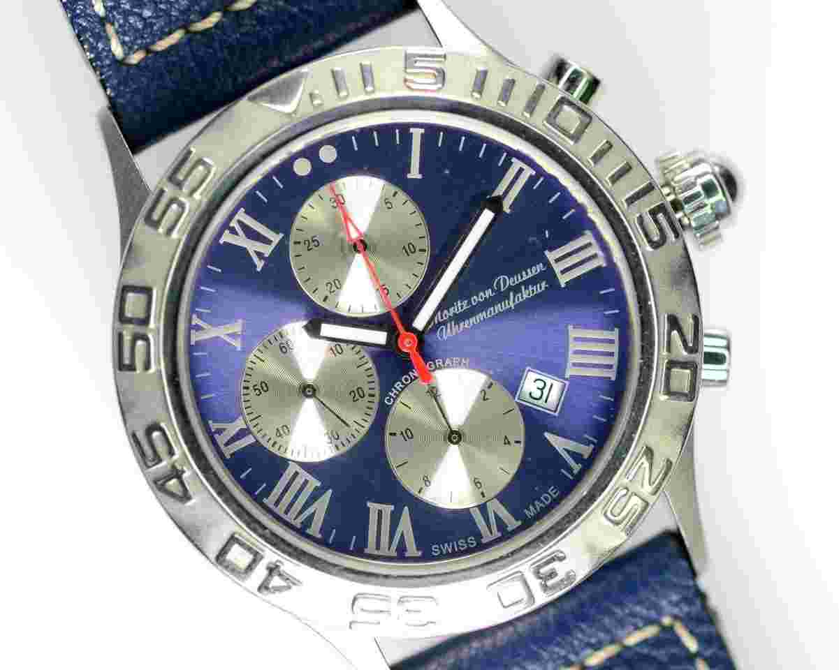 Moritz von Deussen Automatic Valjoux 7750 Chronograph limited Edition 44mm