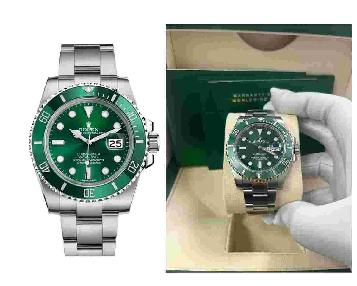 Rolex Submariner Date
Stainless Steel "The Hulk" Green Dial 116610LV NEW ROLEX GREEN CARD