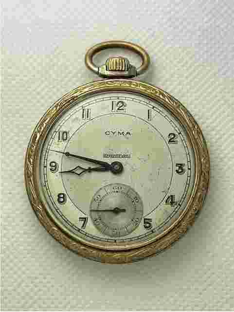 Cyma
Tavannes 2 Adjustments Art Deco Two Tone Dial Gold Capped Screw Down Case Back Swiss Made