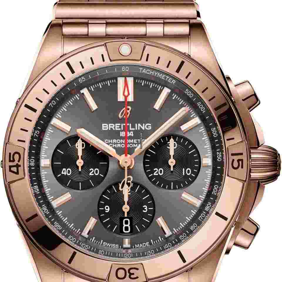 Breitling Chronomat 42
NEW 2023 Chronomat B01 42 18KT Red Gold RB0134101B1R1