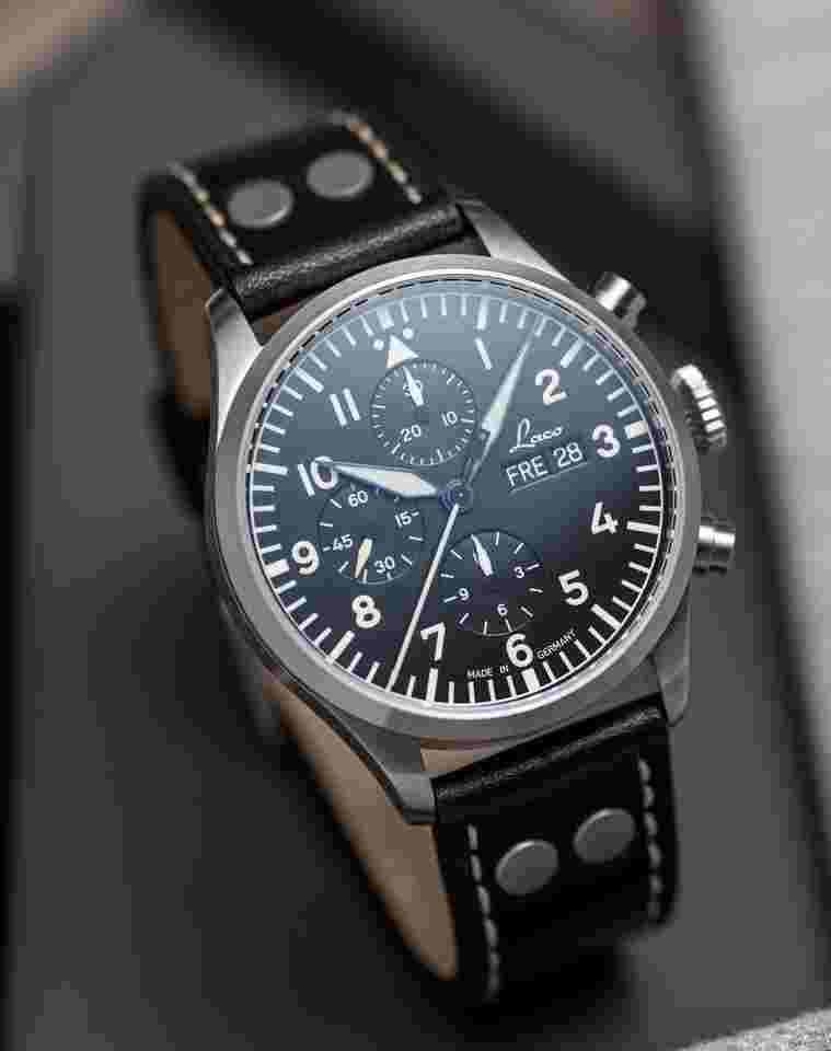 Laco Kiel Kiel.2 Chronograph - Automatik - Schwarz
