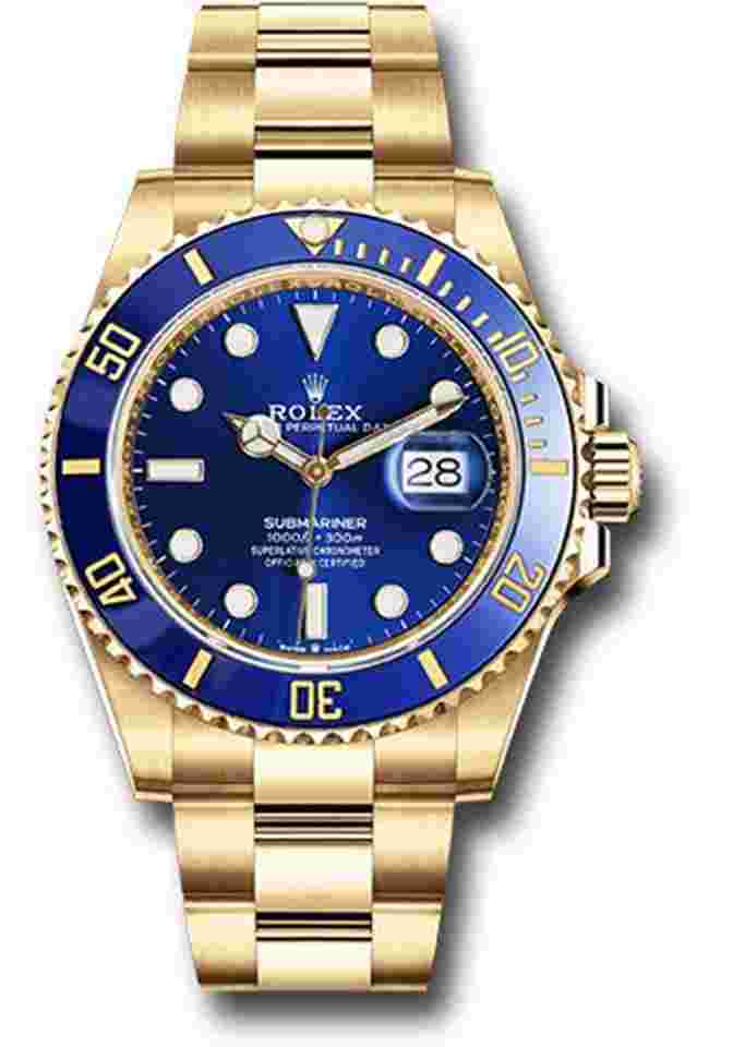 Rolex Submariner Date
NEW Submariner Date 41mm 126618LB Yellow Gold Blue Bezel Blue Dial
