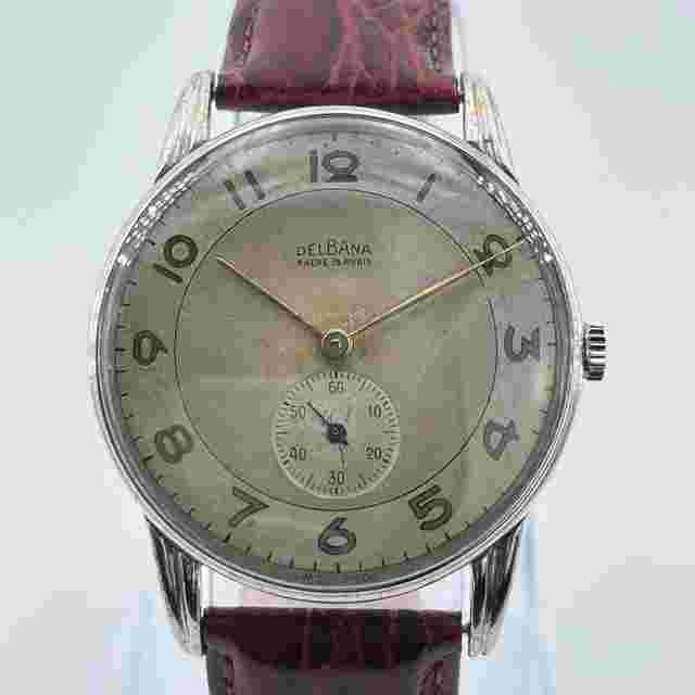 Delbana Oversize Vintage 1940 38mm sector dial