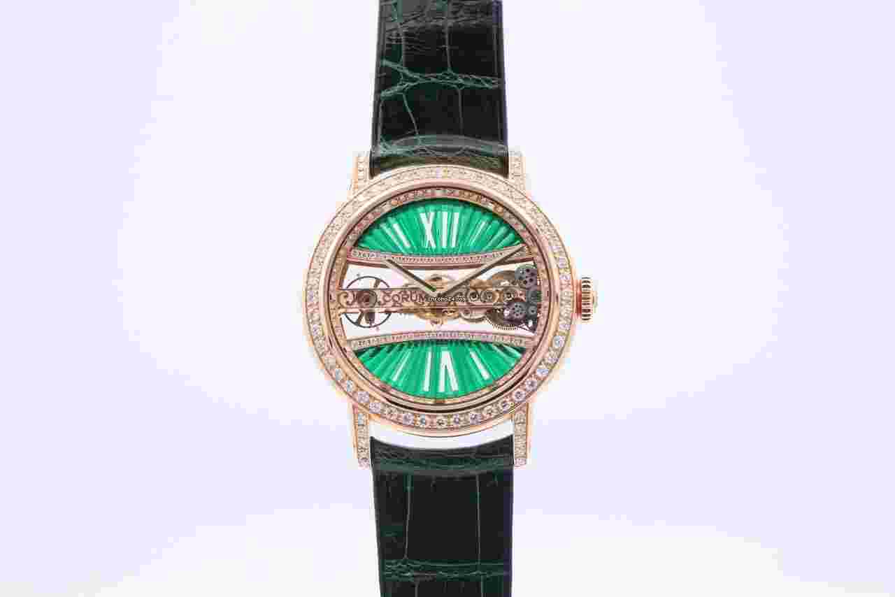 Corum Golden Bridge
Emerald Dial 18K Rose Gold