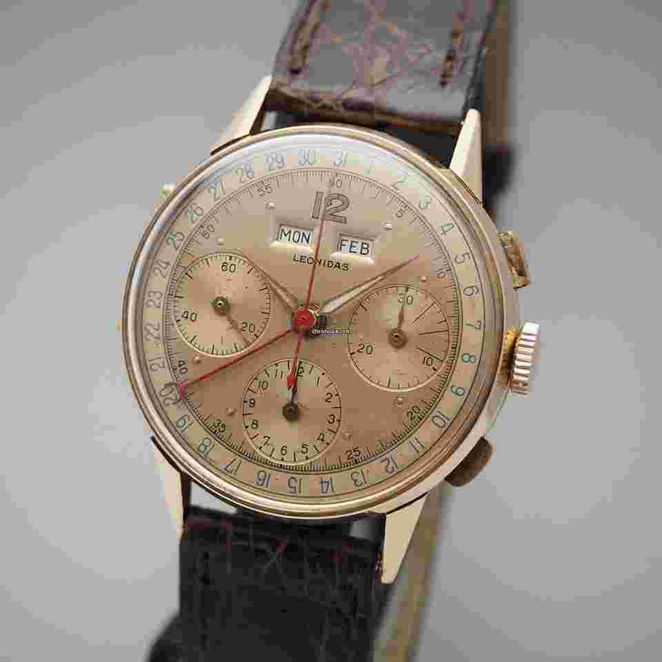 Leonidas
                           
                                 Vollkalender Chronograph 18k 750 Rosegold