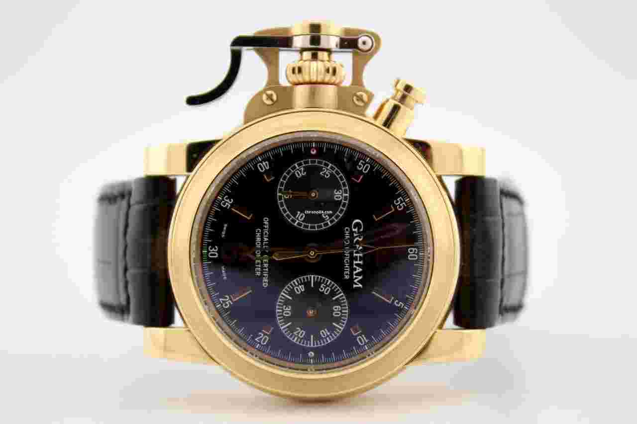 Graham Chronofighter
18k Rose Gold 43mm Watch 2CFAR.B10A.C54B