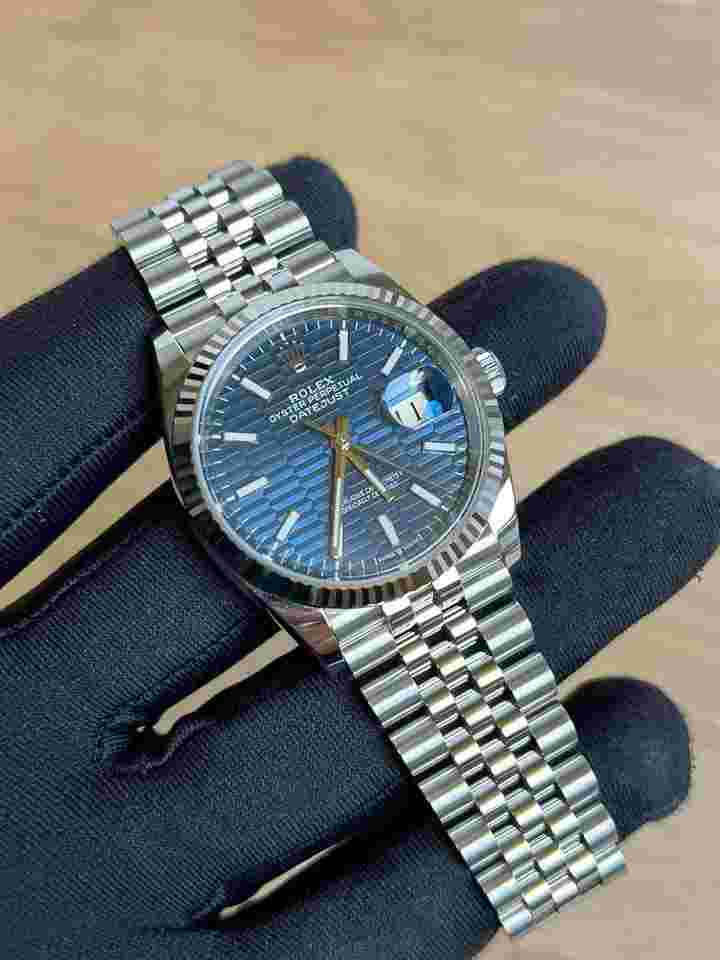 Rolex Datejust 36
Stainless Jubilee Blue Fluted Motif BNIB 2024