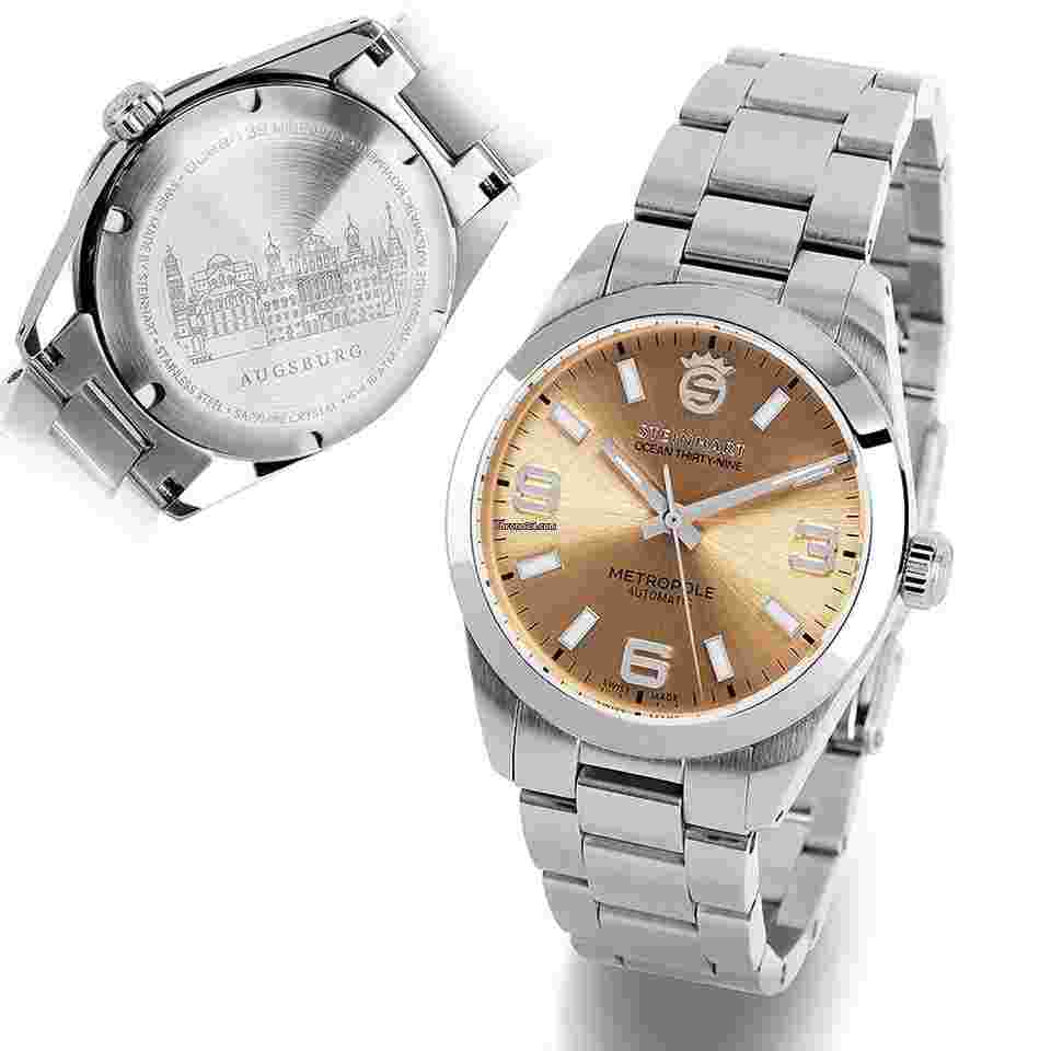 Steinhart Ocean 1
39 Metropole Champagne 39mm Automatic SW200-1 Men's Diver Watch 103-1344