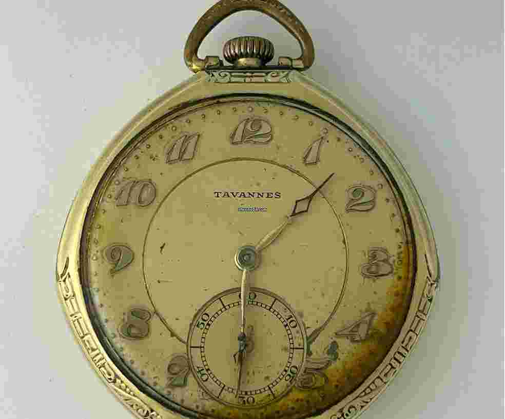 Tavannes
Art Deco GF Pocket Watch Chronometer 3 Adjustments 2 Levels Dial Breguet Numbers Swiss
