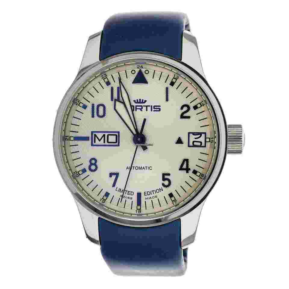Fortis F-43
Flieger Big Day/Date LE Stainless Steel Blue Rubber 43mm 700.20.92
