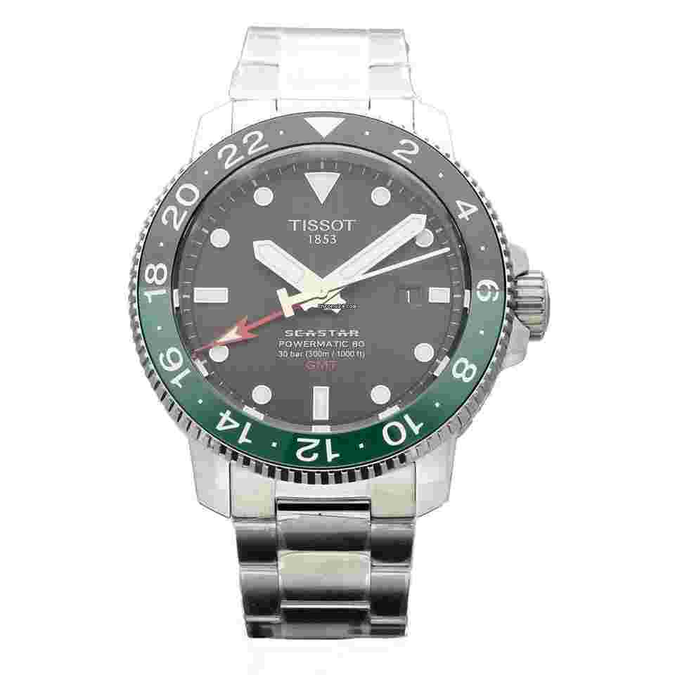 Tissot Seastar 1000
T120.429.11.051.01 Seastar 1000 Powermatic 80 GMT Steel 46 mm Men's Watch