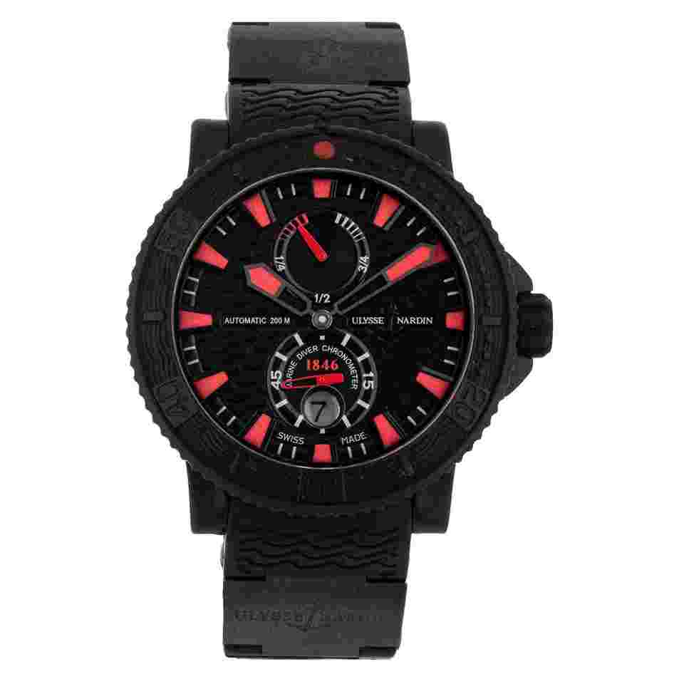 Ulysse Nardin Diver Black Sea
Maxi Marine Diver Black Sea Rubber Stainless Steel 45mm 263-92