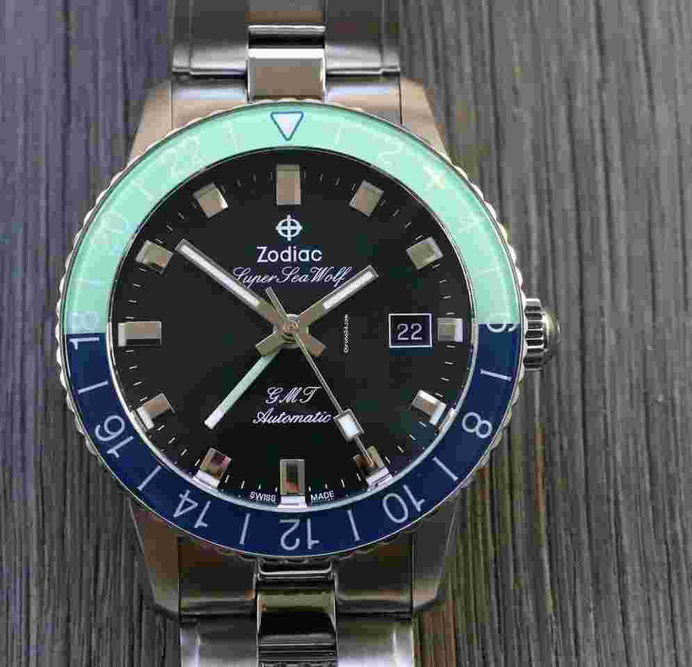 Zodiac Sea Wolf
Super Sea Wolf GMT Hodinkee Exclusive - 2019