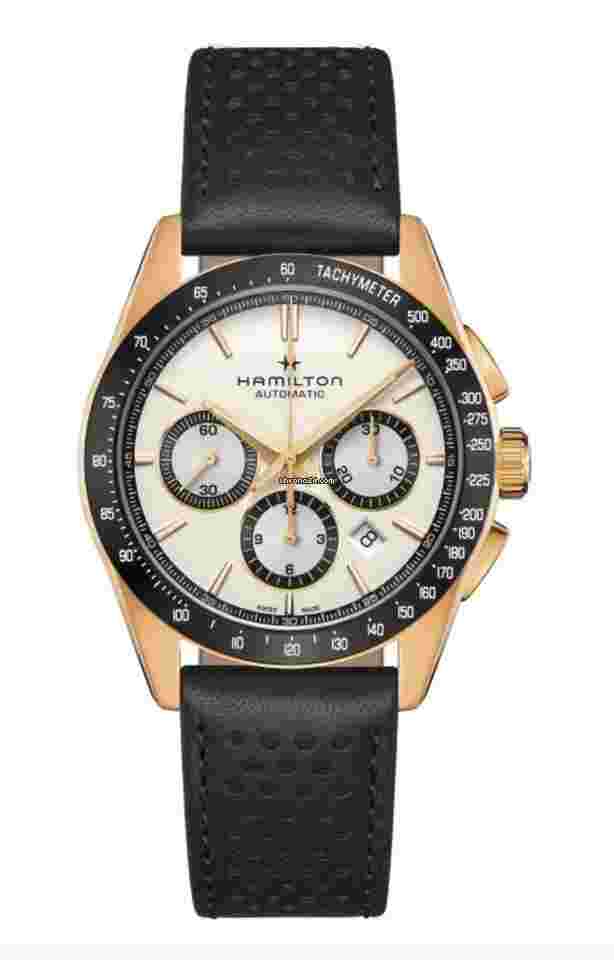 Hamilton Jazzmaster Performer
H36626710 Jazzmaster Performer Auto Chrono 42 mm Gold PVD Wrist Watch