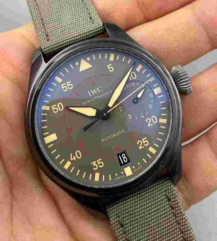 IWC Big Pilot Top Gun Miramar 48MM TITANIUM MEN'S WATCH Top Gun Miramar Big Pilot iw501902 automatic