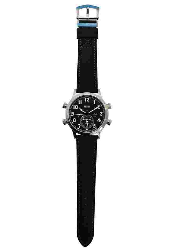 Patek Philippe Travel Time
5520P Pilot Travel Time Alarm in Platinum on Black Leather Strap with Black Dial