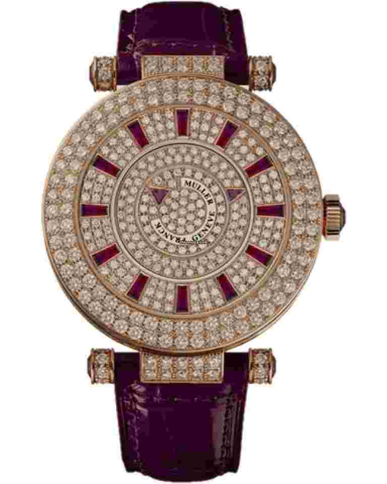 Franck Muller Double Mystery
Ronde Double Mystery Rose Gold Diamond and Ruby Ladies Watch