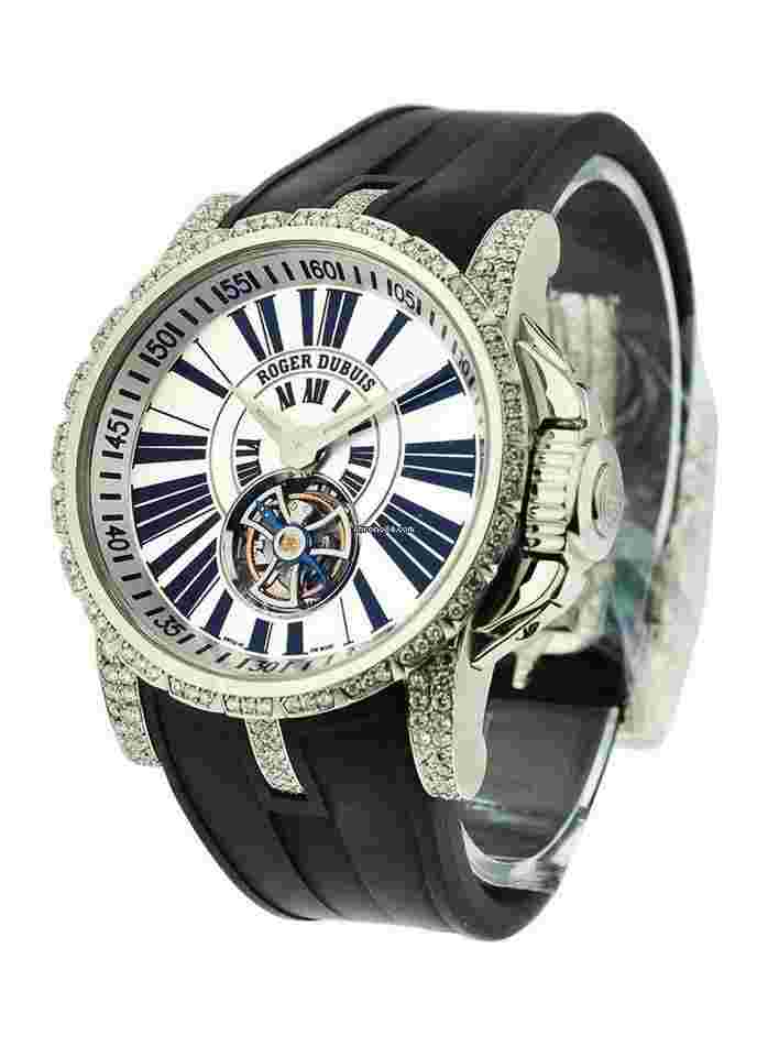 Roger Dubuis Excalibur
Flying Tourbillon Stainless Steel & Diamonds Limited Ladies Watch