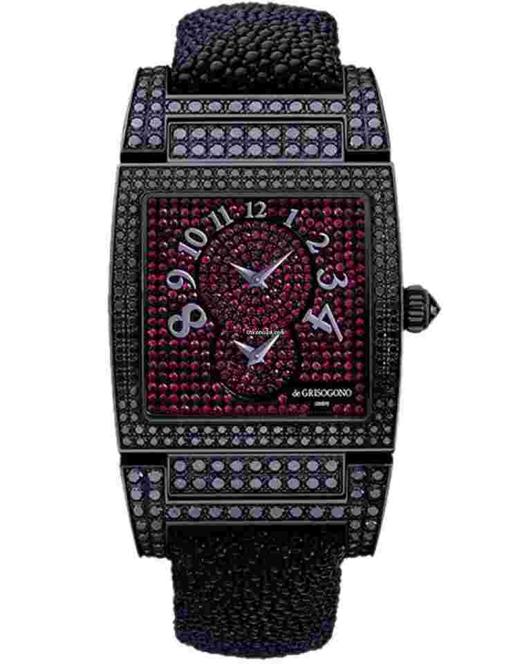 De Grisogono Instrumento N°UNO
Instrumentino Blackened 18K White Gold & Rubies Ladies Watch