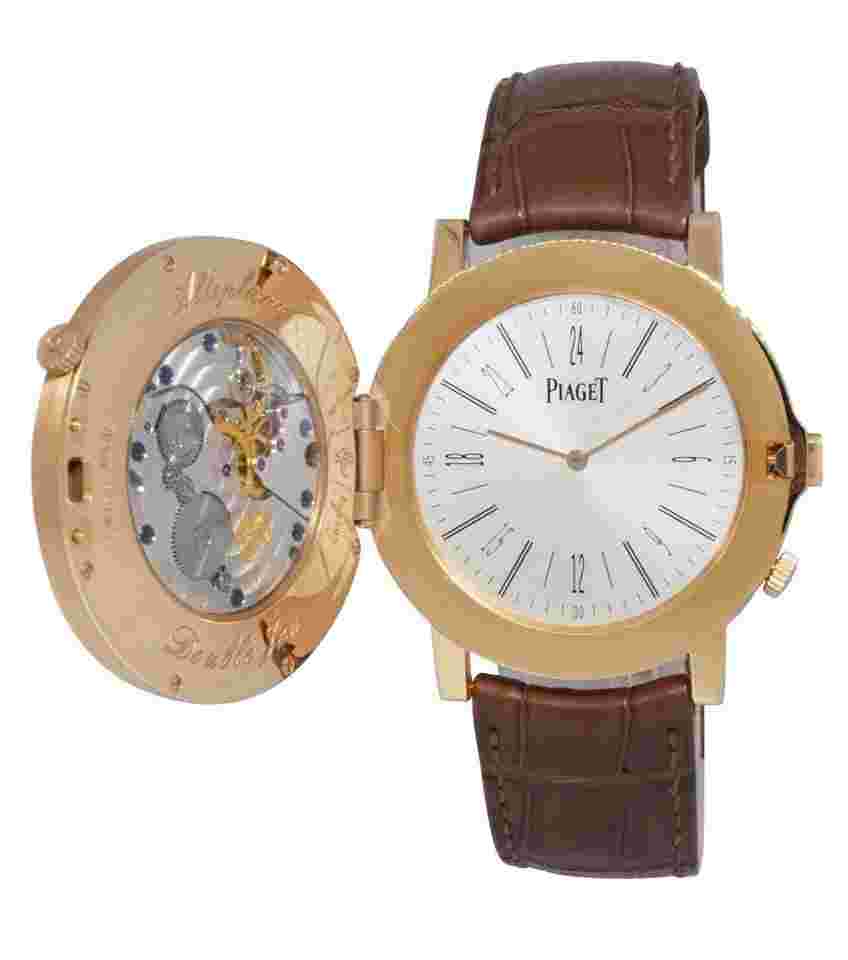 Piaget Altiplano
Double Jeu XL 2 Cases 18 Rose Gold 43mm Manual Mens Watch