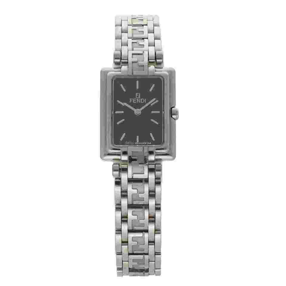 Fendi
710L Rectangle 22 mm Stainless Steel Black Dial Quartz Women's Watch