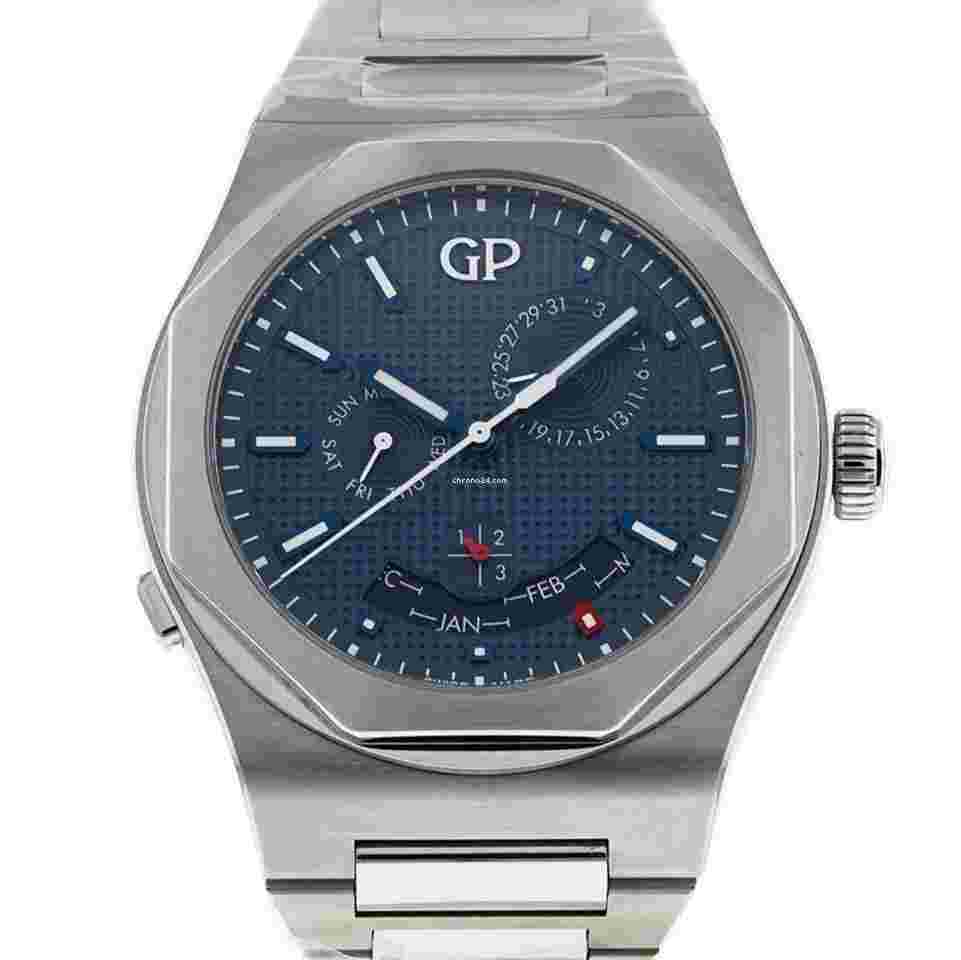 Girard Perregaux Laureato
Perpetual Calendar “Clous de Paris” 81035-11-431-11A