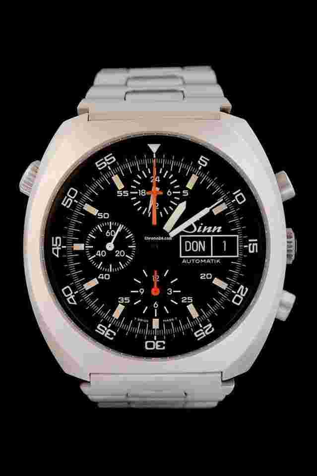 Sinn 140
140/142 Weltraumchrograph - Edelstahl - Lemania 5100 - Tritium - Automatik - 44mm - Guter Zustand