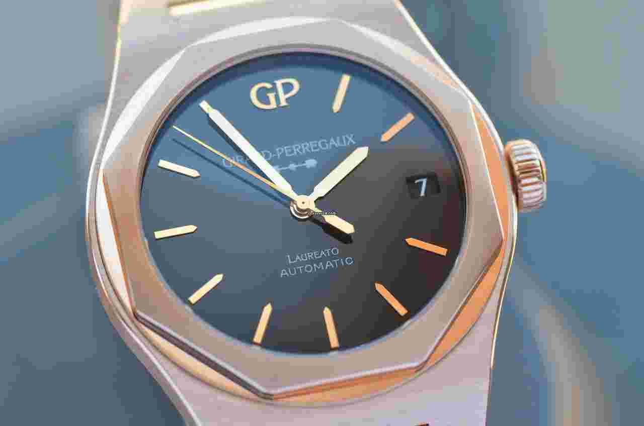 Girard Perregaux Laureato
42MM Onyx Dial 18K Pink Gold 81010-52-3118-1CM
