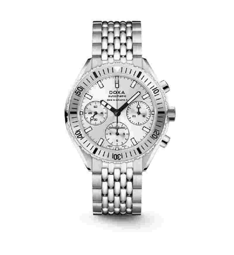 Doxa Sub
200 C-Graph II Whitepearl Automatic Stainless Steel Men's Watch 797.10.011.10
