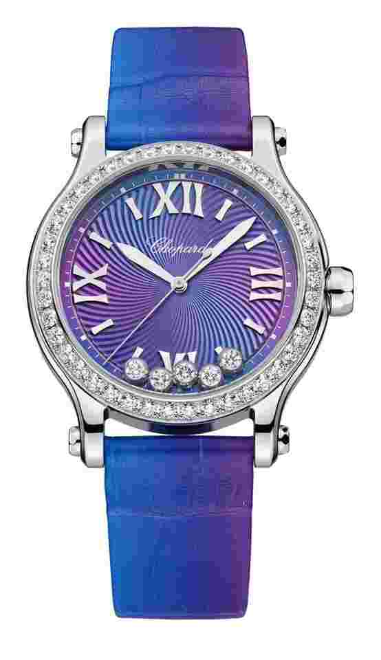 Chopard Happy Sport
Automatic 33mm Blue & Purple Dial with Diamonds NEW UNWORN 278608-3006