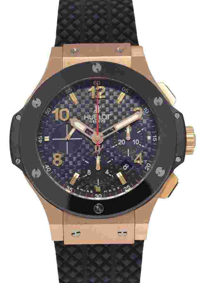 Hublot Big Bang 44 mm Rose Gold Ceramic Black Dial 44mm Watch B/P 301.PB.130.RX